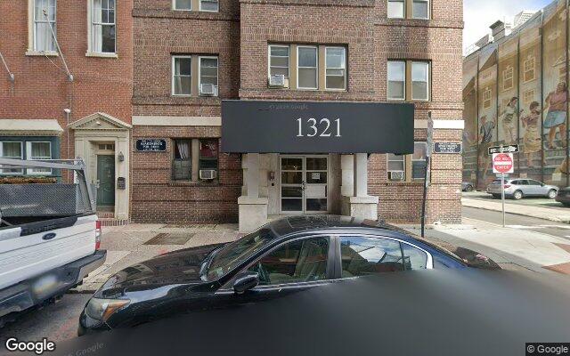 Street view of 1321-23 Spruce St
